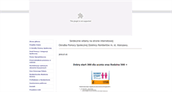 Desktop Screenshot of opsrembertow.waw.pl